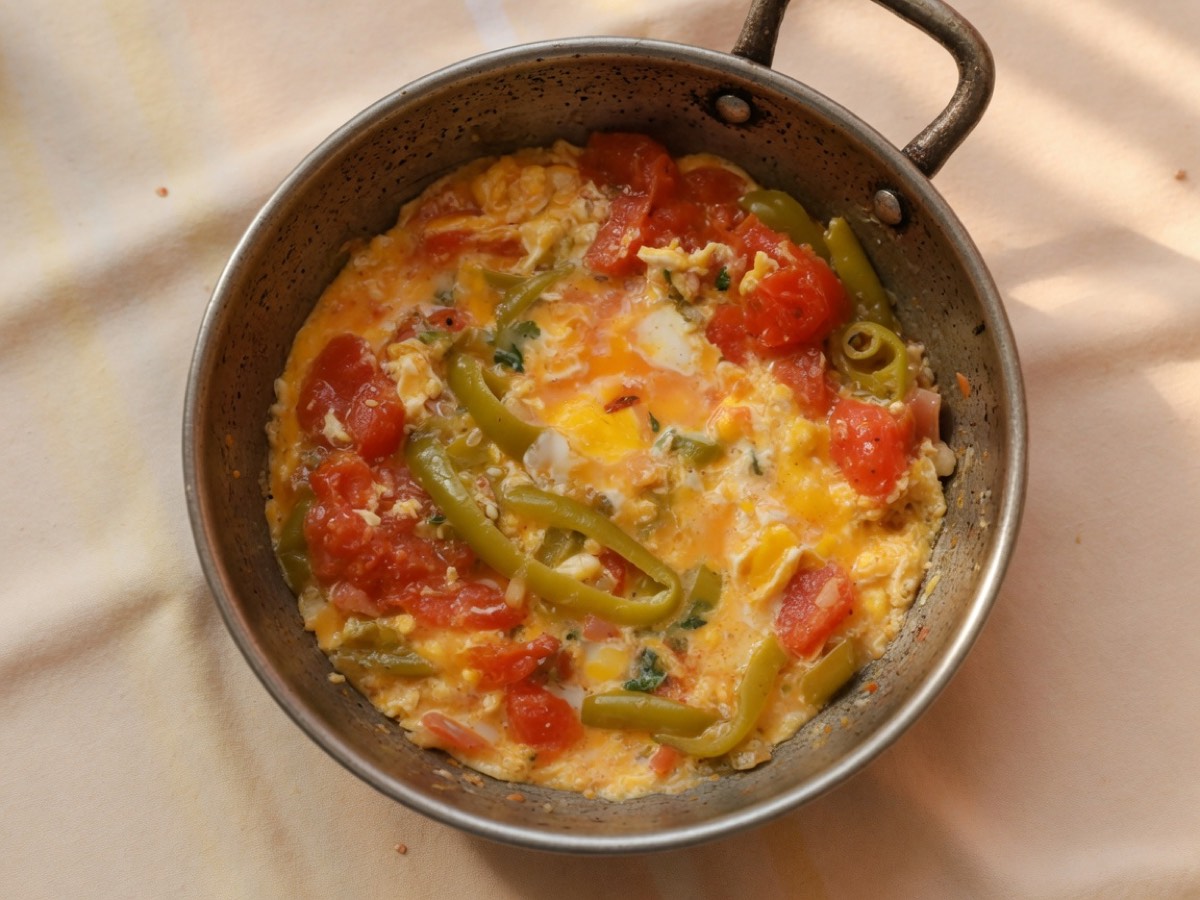 Ev usulü menemen örneği